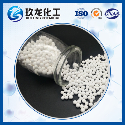 White Sphere Chloride Removal Adsorbent 3 - 5 Mm Min 80 N / Cm Menghancurkan Kekuatan